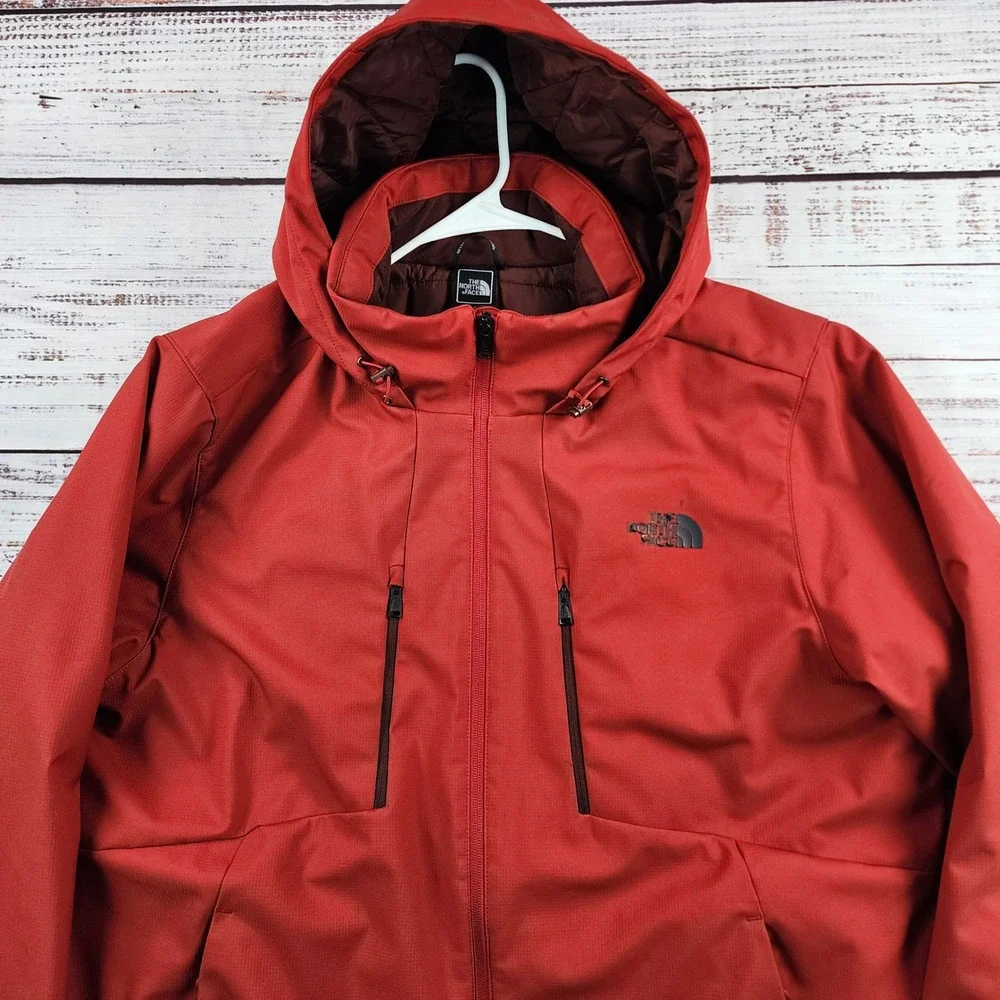 The North Face Apex Elevation Jacket Mens XL Red Insulated Hooded‎ Softshell XL